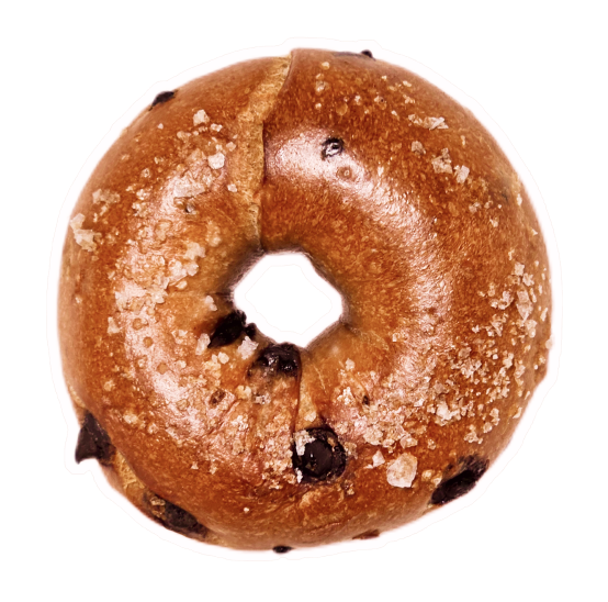 Sea Salt Chocolate Bagel